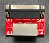 AES-72-2O Dual RJ45 to DB25 Adapter