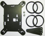 The Kelly SHU FLATZ™ shock-mount system for boundary microphones.