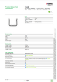 Mounting Brackets Zinc Plated